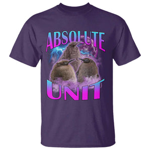 Pesto The Penguin Absolute Unit T Shirt TS09 Purple Print Your Wear