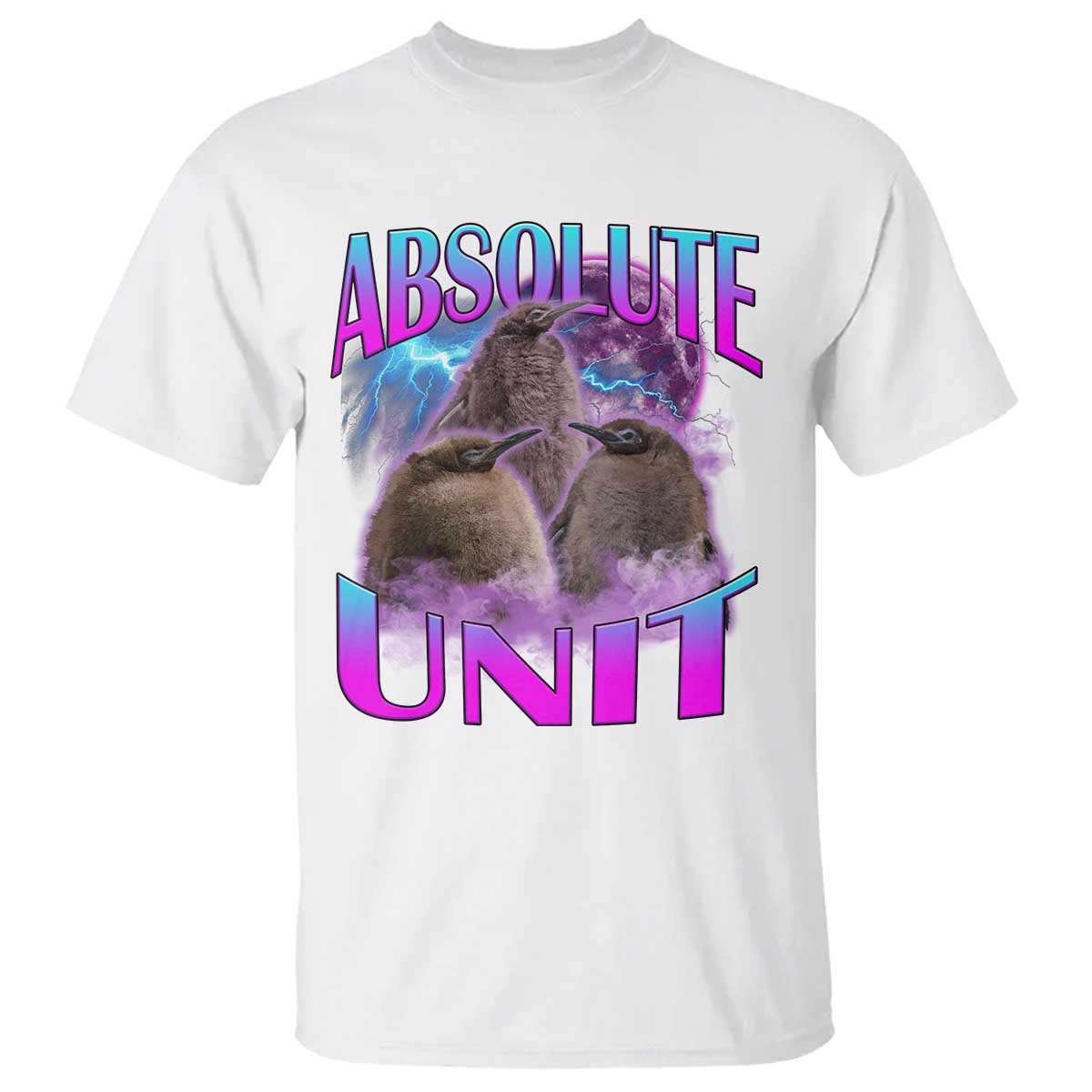 Pesto The Penguin Absolute Unit T Shirt TS09 White Print Your Wear