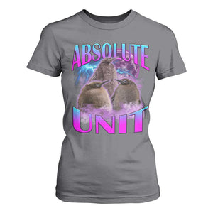Pesto The Penguin Absolute Unit T Shirt For Women TS09 Charcoal Print Your Wear