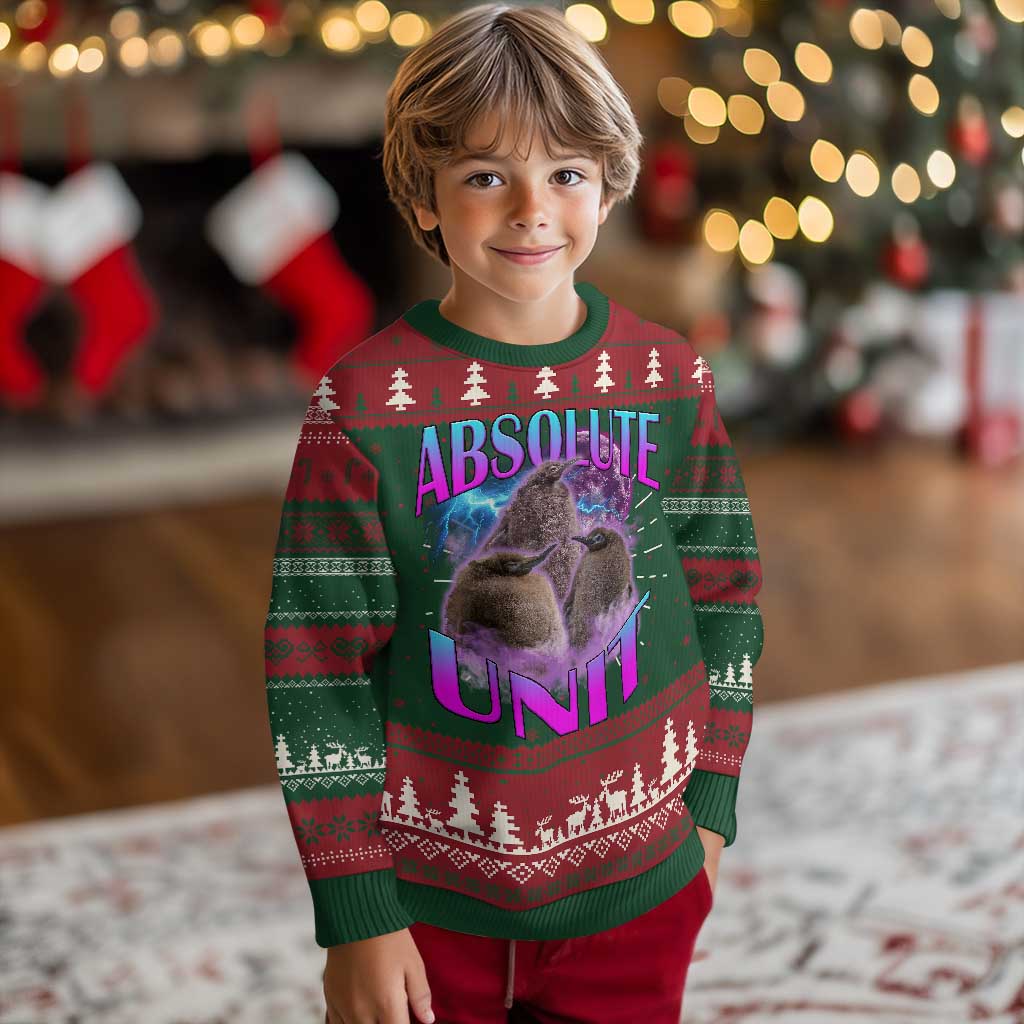 Pesto The Penguin Absolute Unit Ugly Christmas Sweater TS09 Christmas Print Your Wear