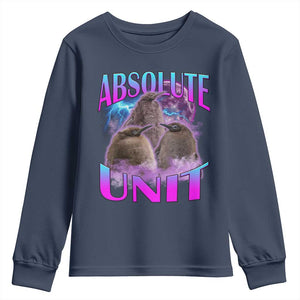 Pesto The Penguin Absolute Unit Youth Sweatshirt TS09 Navy Print Your Wear