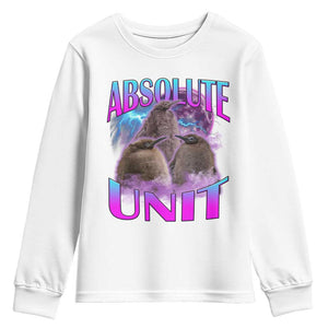 Pesto The Penguin Absolute Unit Youth Sweatshirt TS09 White Print Your Wear