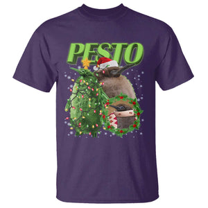 Funny Christmas Pesto Penguin T Shirt TS09 Purple Print Your Wear