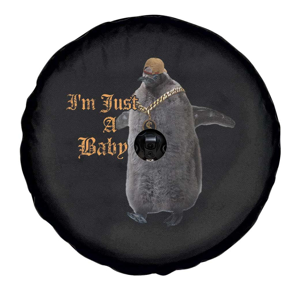 Funny Pesto Penguin Spare Tire Cover I'm Just A Baby Hiphop TS09 Print Your Wear