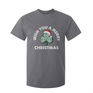 Irish Christmas T Shirt For Kid Irish You A Merry Christmas Celtic Shamrock TS09 Charcoal Print Your Wear