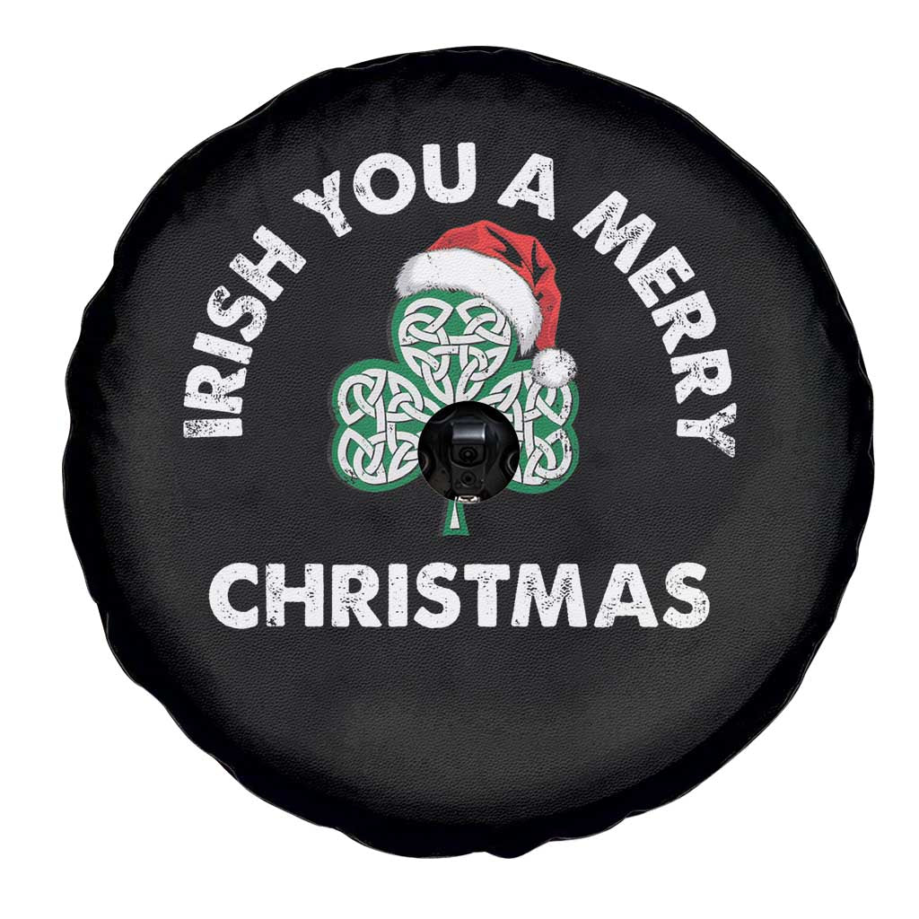 Irish Christmas Spare Tire Cover Irish You A Merry Christmas Celtic Shamrock TS09 Print Your Wear