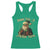 Irish You A Merry Xmas Racerback Tank Top Shamrock Santa Ireland Lucky TS09 Irish Green Print Your Wear