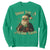 Irish You A Merry Xmas Sweatshirt Shamrock Santa Ireland Lucky TS09 Irish Green Print Your Wear