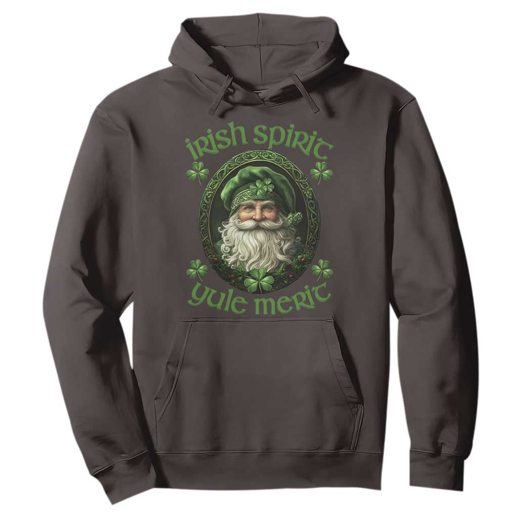 Irish Spirit Yule Merit Hoodie TS09 Dark Chocolate Print Your Wear