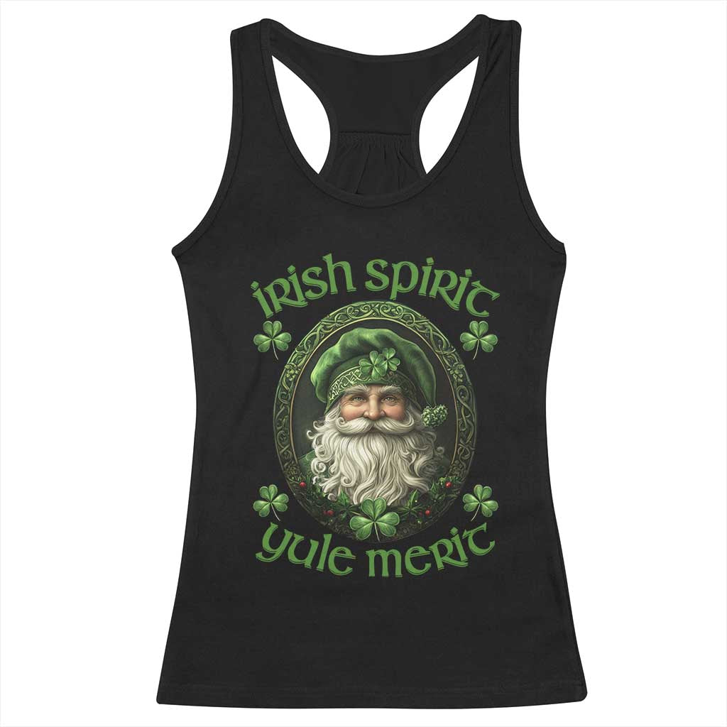 Irish Spirit Yule Merit Racerback Tank Top TS09 Black Print Your Wear