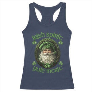 Irish Spirit Yule Merit Racerback Tank Top TS09 Navy Print Your Wear