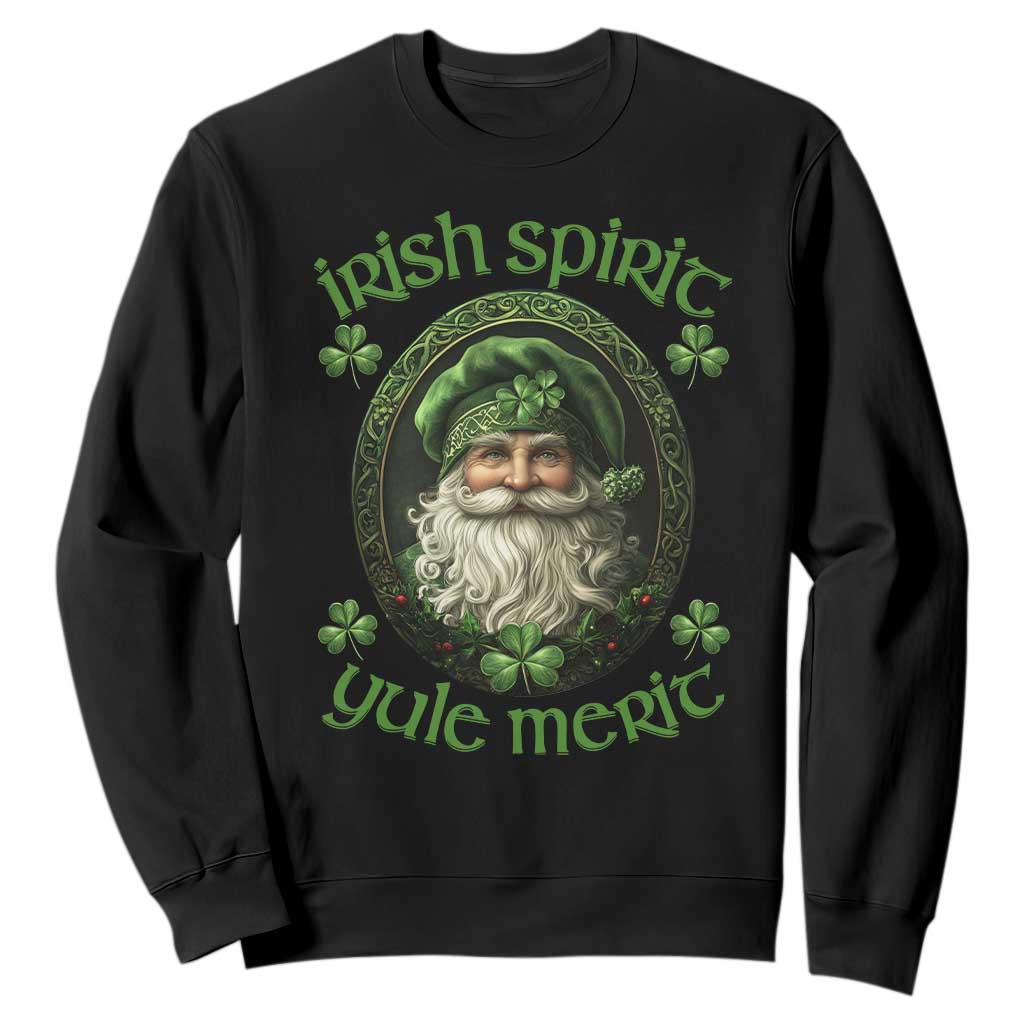 Irish Spirit Yule Merit Sweatshirt TS09 Black Print Your Wear