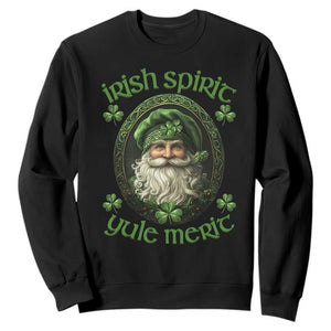 Irish Spirit Yule Merit Sweatshirt TS09 Black Print Your Wear