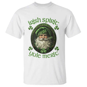 Irish Spirit Yule Merit T Shirt TS09 White Print Your Wear