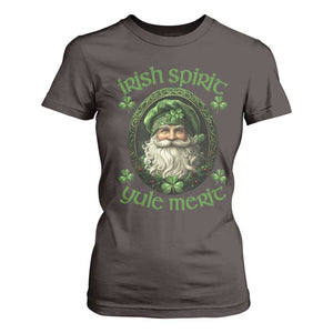 Irish Spirit Yule Merit T Shirt For Women TS09 Dark Chocolate Print Your Wear