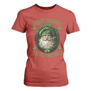 Irish Spirit Yule Merit T Shirt For Women TS09 Red Print Your Wear