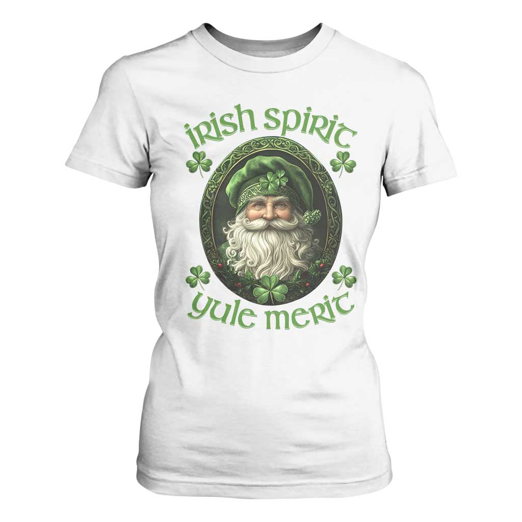 Irish Spirit Yule Merit T Shirt For Women TS09 White Print Your Wear