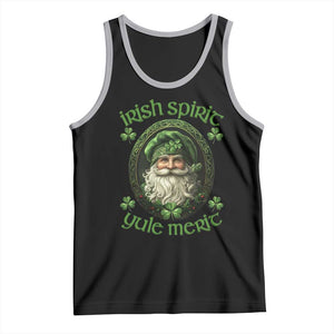 Irish Spirit Yule Merit Tank Top TS09 Black Athletic Heather Print Your Wear
