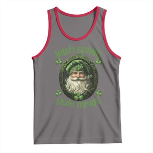 Irish Spirit Yule Merit Tank Top TS09 Deep Heather Red Print Your Wear