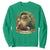 Irish Christmas Sweatshirt Nollaig Shona Duit Shamrock Santa Drinking Beer TS09 Irish Green Print Your Wear