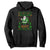 Irish Christmas Hoodie Nollaig Shona Duit Shamrock Santa Lucky For Everyone TS09 Black Print Your Wear