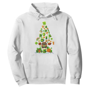 Merry Christmas Tree Irish Hoodie TS09 White Print Your Wear