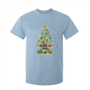 Merry Christmas Tree Irish T Shirt For Kid TS09 Light Blue Print Your Wear