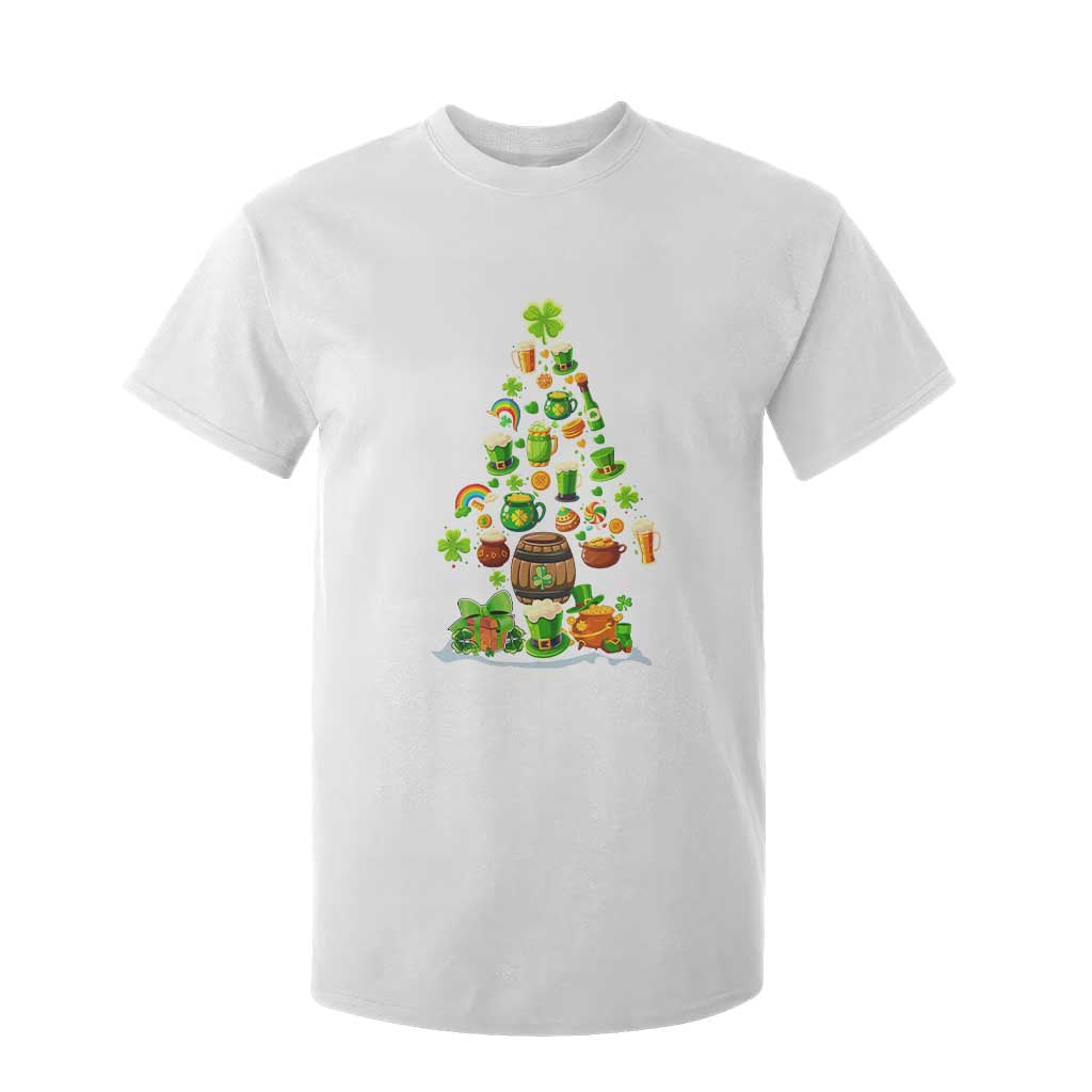 Merry Christmas Tree Irish T Shirt For Kid TS09 White Print Your Wear