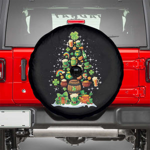 Merry Christmas Tree Irish Spare Tire Cover TS09 Black Print Your Wear