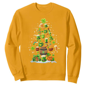 Merry Christmas Tree Irish Sweatshirt TS09 Gold Print Your Wear
