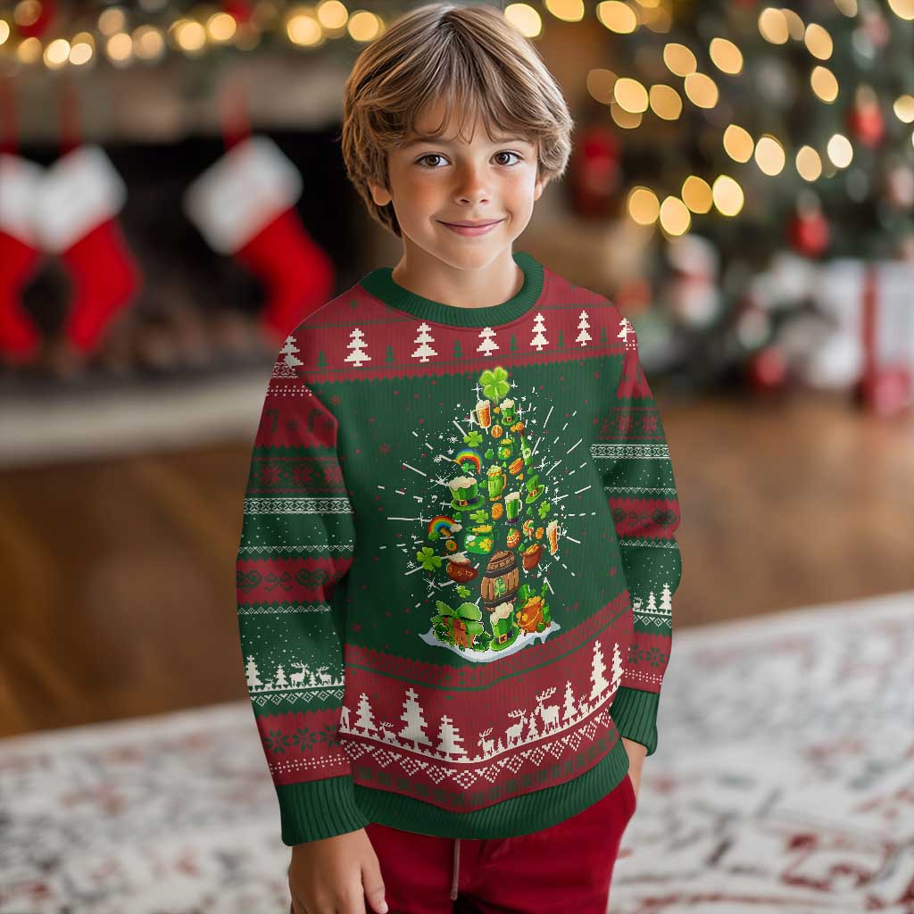 Merry Christmas Tree Irish Ugly Christmas Sweater TS09 Christmas Print Your Wear