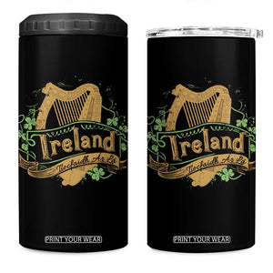 Irish Brigade 4 in 1 Can Cooler Tumbler Tiocfaidh Ar La Coat Of Arms Kingdom Ireland TS09 One Size: 16 oz Black Print Your Wear