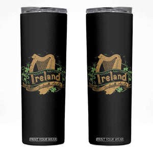 Irish Brigade Skinny Tumbler Tiocfaidh Ar La Coat Of Arms Kingdom Ireland TS09 Black Print Your Wear
