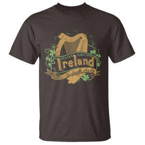 Irish Brigade T Shirt Tiocfaidh Ár Lá Coat Of Arms Kingdom Ireland TS09 Dark Chocolate Print Your Wear