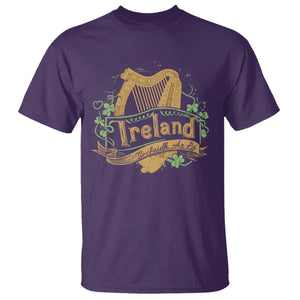 Irish Brigade T Shirt Tiocfaidh Ár Lá Coat Of Arms Kingdom Ireland TS09 Purple Print Your Wear
