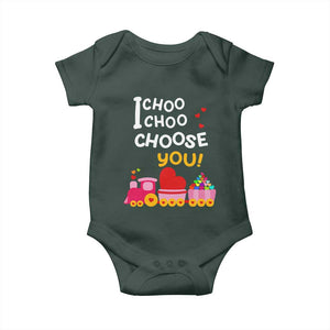 Valentine's Day Baby Onesie I Choo Choo Choose You Love Train Heart TS09 Print Your Wear