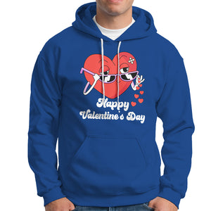 Happy Valentine's Day Cute Heart Bae Funny Salting Hearts Hoodie TS09 Royal Blue Printyourwear