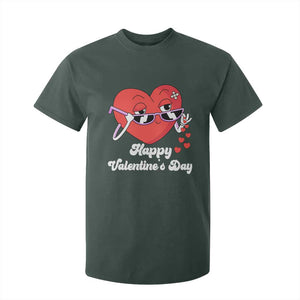 Happy Valentine's Day Cute Heart Bae Funny Salting Hearts T Shirt For Kid TS09 Dark Forest Green Print Your Wear
