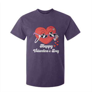 Happy Valentine's Day Cute Heart Bae Funny Salting Hearts T Shirt For Kid TS09 Purple Print Your Wear