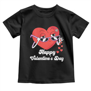 Happy Valentine's Day Cute Heart Bae Funny Salting Hearts Toddler T Shirt TS09 Black Print Your Wear