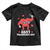 Happy Valentine's Day Gymer Heart Weightlifting Funny Deadlift Fitness Toddler T Shirt TS09 Black Print Your Wear