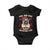 Pug And Kiss Happy Valentine's Day Funny Pet Lover Baby Onesie TS09 Black Print Your Wear