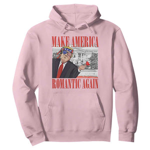 Funny Valentine's Day Trump Hoodie Make America Romantic Again TS09 Light Pink Print Your Wear