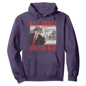 Funny Valentine's Day Trump Hoodie Make America Romantic Again TS09 Purple Print Your Wear
