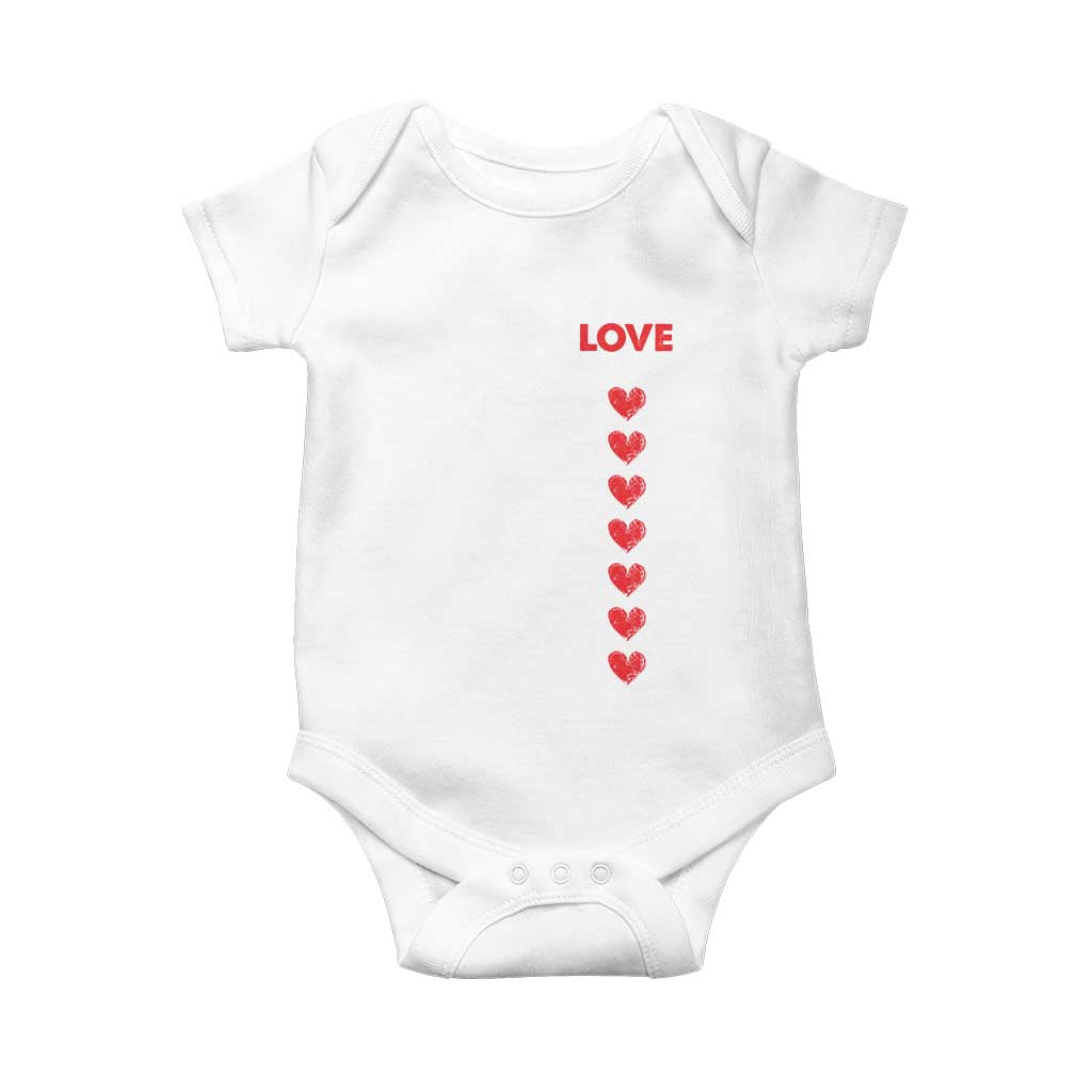 Funny Trump Valentine's Day Patriotic Baby Onesie Make Love Great Again TS09 White Print Your Wear
