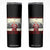 Funny Trump Skinny Tumbler My Heart Beats For America Valentine's Day TS09 Black Print Your Wear