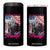 Funny Trump Lover 4 in 1 Can Cooler Tumbler My Hear Beats For Trump Valentine's Day TS09 One Size: 16 oz Black Print Your Wear