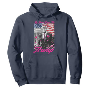 Funny Trump Lover Hoodie My Hear Beats For Trump Valentine's Day TS09 Navy Print Your Wear