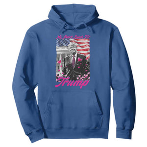 Funny Trump Lover Hoodie My Hear Beats For Trump Valentine's Day TS09 Royal Blue Print Your Wear
