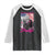 Funny Trump Lover Raglan Shirt My Hear Beats For Trump Valentine's Day TS09 Black White Print Your Wear